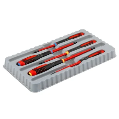 Abbildung von BAHCO ERGO LAUS Schraubendrehersatz 0,5x3,0x75 mm 0,8x4,0x100 1,0x5,5x125 mm, PZ1x80 PZ2x100