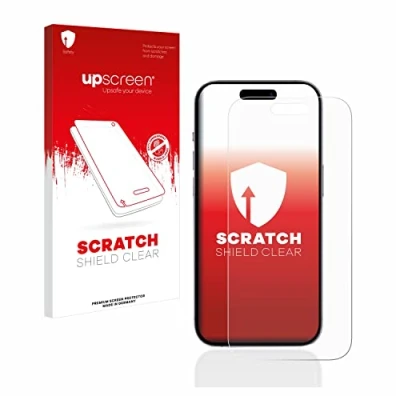Abbildung von upscreen Schutzfolie für Apple iPhone 14 Pro Kristall klar, Kratzschutz, Anti Fingerprint