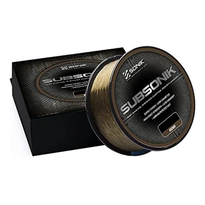 Abbildung von Sonik Subsonik Braun 15lbs 1200m 0,31mm Monofile Schnur