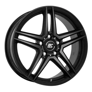 Abbildung von RC Design 5 loch 17Zoll 112mm Alufelge RCD17 satin black matt lackiert 0620071974 Felge