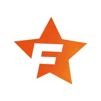 Abbildung von Foliatec 33973 Car Design Sticker F Star 39 x 41 cm, Orange Chrom Matt