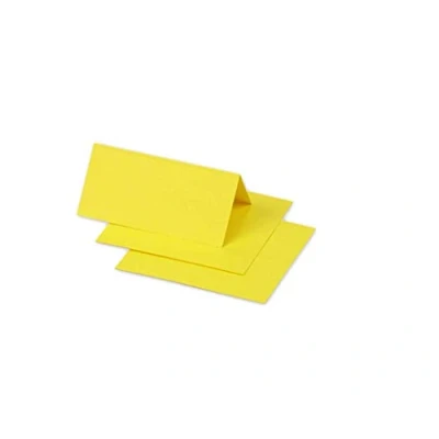 Abbildung von Clairefontaine 75023C Packung mit 25 Tischaufsteller Pollen, 85x80 mm, gefaltet, Sonne