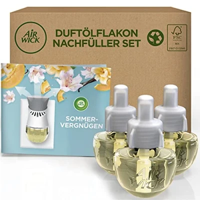 Abbildung von AirWick Fragrance Plug Refill Set Sommervergnügen 3er Pack (3x19ml)