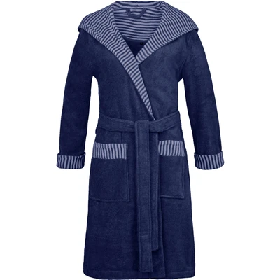 Abbildung von Esprit MIT Streifen Bademantel, Damen, Größe: 34, Navy blue