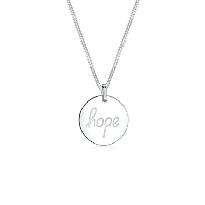 Abbildung von Elli HOPE Halskette, Damen, Größe: 45, Silber