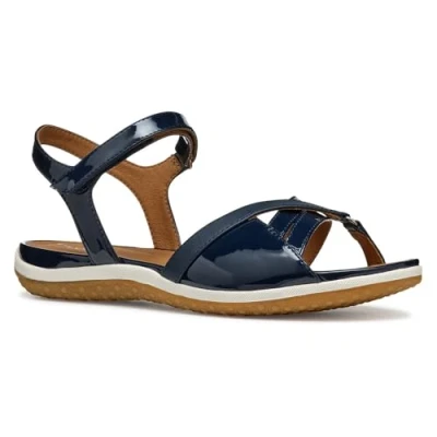 Abbildung von GEOX À Scratches Riemensandalette, Damen, Größe: 39, Marine Schuhe