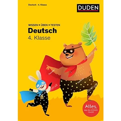 Abbildung von Wissen Üben Testen: Deutsch 4. Klasse