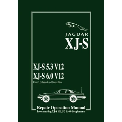 Abbildung von Jaguar XJ S 5.3 V12 &amp; 6.0 + HE Supp. Official Workshop Manual: AKM 3455/4 (Official Manuals)