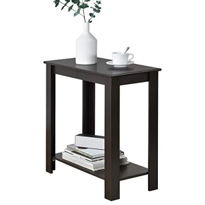 Abbildung von en.casa Beistelltisch, »Chur« Sofatisch Telefontisch Kaffeetisch 60x30x61,3cm dunkelbraun