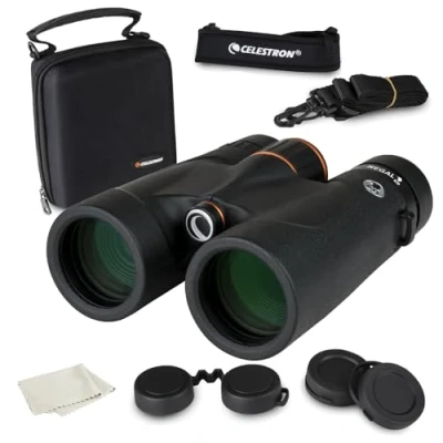 Abbildung von Celestron 71391 Regal ED 10x42 Fernglas für Natur und Vogelbeobachtungen, phasen dielektrisch beschichtete BaK 4 Prismen, vollvergütete Linsen, Nahfokus von 2,5 m
