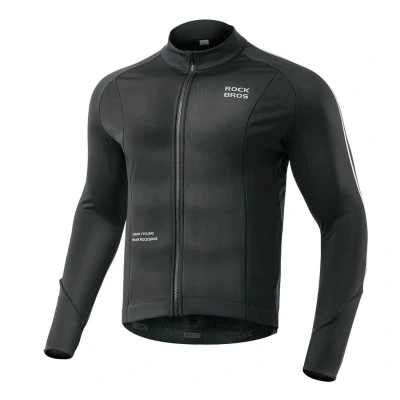 Abbildung von Rockbros cycling jersey 15400002003 long sleeve fall/winter L juodos spalvos
