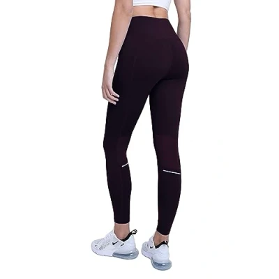 Abbildung von TCA Damen SuperThermo Performance enganliegende Laufhose, figurbetonte High Waist Leggings mit Handytasche Lila, L