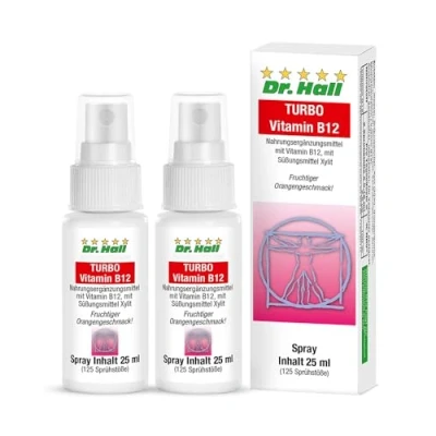 Abbildung von Dr. Hall TURBO Vitamin B12, 2er Pack 2 St