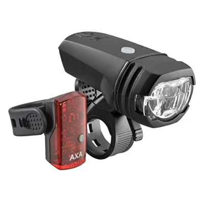 Abbildung von Fahrradbeleuchtungssatz led usb AXA Greenline 50 Lux