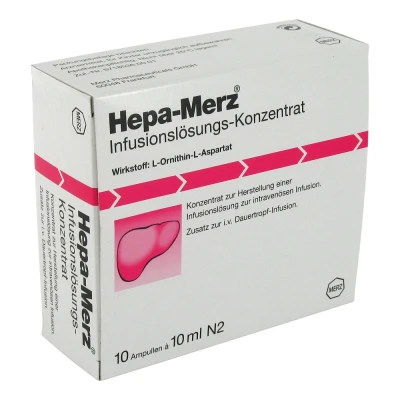 Abbildung von Hepa Merz Infusionskonz. Ampullen