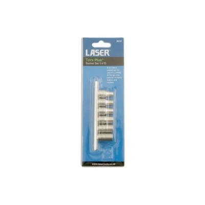 Abbildung von Laser 5616 1/4 Zoll D TorxPlus Steckschlüssel Satz, 6 Stück