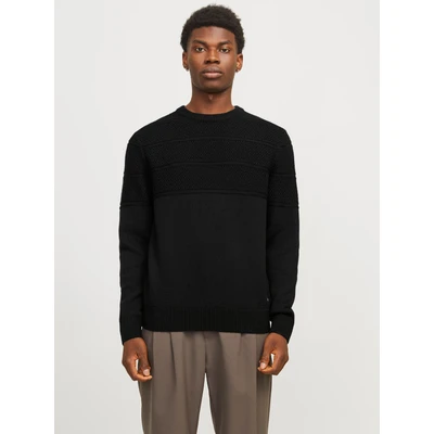Abbildung von Jack &amp; Jones Rundhalspullover JJJERRY KNIT CREW NECK AW24 mit Struktur