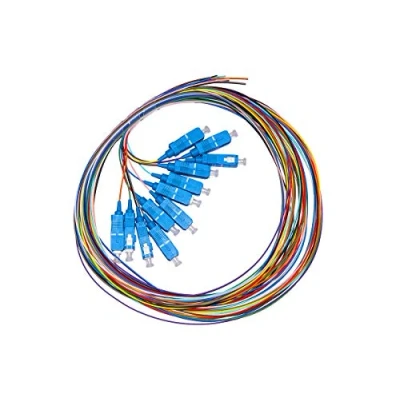 Abbildung von LINK Set 12 Kabel Pigtail optische Faser farbig Verbinder SC SINGLEMODE SIMPLEX MT 2