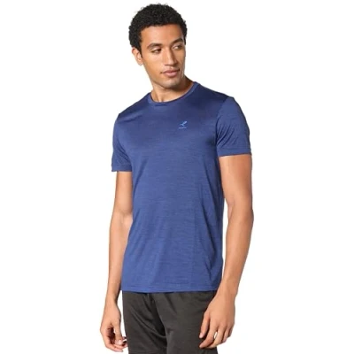 Abbildung von energetics Telly T Shirt Melange/Navy Dark/Bl XL