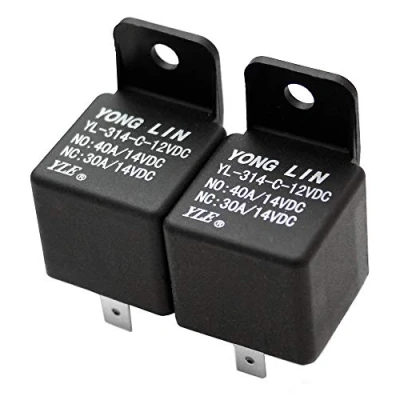 Abbildung von 2x KFZ Relais Öffner Schließer Auto Umschaltrelais Wechselrelais 12V 40A