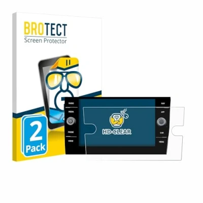 Abbildung von BROTECT (2 Stück Schutzfolie für Volkswagen Taigo Discover Media 8 2023 Displayschutz Folie Ultra Klar
