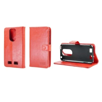 Abbildung von caseroxx Handy Hülle Tasche kompatibel mit Emporia Smart 5 Mini Bookstyle Case Wallet in rot