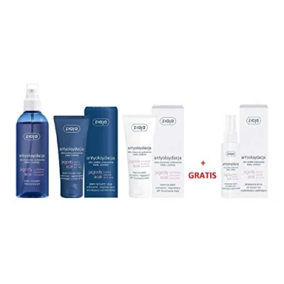 Abbildung von ZIAJA ACAI Tagescreme 50ml, Nachtcreme Hyaluronsäure Tonikum 200 ml + GRATIS Gesichtsserum 50 (Gesichtspflege Set)