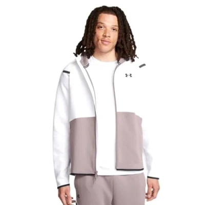 Abbildung von Under Armour Unstoppable Sweatjacke, Herren, Größe: XXL, Tetra gray