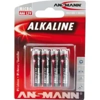 Abbildung von ANSMANN Red Alkaline Batterie Micro AAA LR03 Longlife Alkalibatterie (4er Pack)