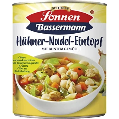 Abbildung von Sonnen Bassermann Hühner Nudeltopf, 800 g Dose