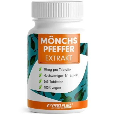 Abbildung von Mönchspfeffer hochdosiert 365 Tabletten 10mg hochwertiges Extrakt (5:1), entspricht 50 mg reinem (Vitex Agnus Castus) laborgeprüft mit Zertifikat 100% vegan
