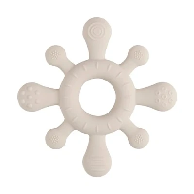 Abbildung von Baby&#039;s Only Beißring Blossom Greifling Baby Bietet viele Vorteile Kindersicher Beißspielzeug Hochwertigem Silikon Ab 0 Monate Warm Linen