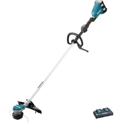 Abbildung von Makita DUR368LPT2, Rasentrimmer, 35 cm, Nylonschnur, D Schlaufengriff, 6500 RPM, Schwarz, Blau