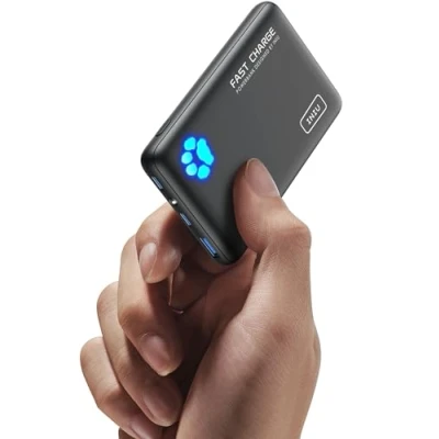 Abbildung von INIU Power Bank, 22,5W Powerbank Klein Aber Stark 10000mAh (USB C In &amp; Out), PD3.0 QC4.0 Externe Handyakkus with Flashlight, Kompatibel mit iPhone 16 15 14 13 12 11 Pro Max Mini Samsung S24 S23, iPad