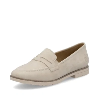 Abbildung von Rieker Slipper Business Slipper, Mokassin, Schlupfschuh mit profilierter Laufsohle