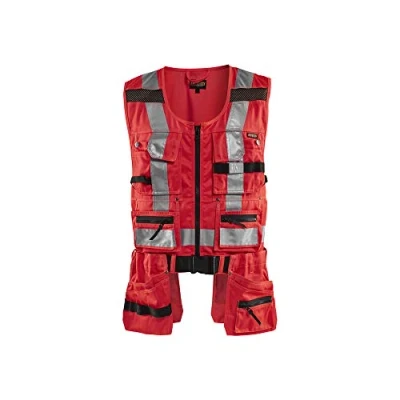 Abbildung von Blaklader 303218045500M High Vis Werkzeug Weste, Rot, Größe M