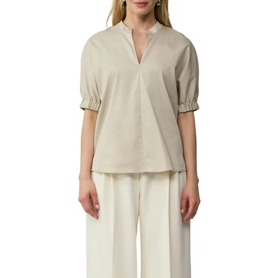 Abbildung von s.Oliver Black Label Bluse, Damen, Größe: 40, Beige