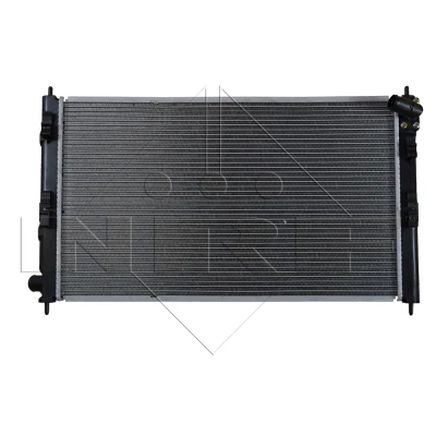 Abbildung von NRF 53593 Kühler, Motorkühlung Aluminium 700 402 25 Kühlrippen gelötet MITSUBISHI: ASX SUV, Outlander 2 Lancer 8 Limousine