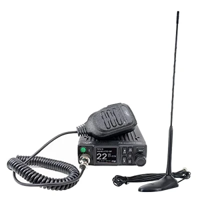 Abbildung von CB Funk PNI Escort HP 8900 ASQ, 12 24V + Antenne Extra 45 mit Magnetfuß, 12V / Netzteil, RF Gain, Roger Beep, CTCSS DCS, Dual Watch