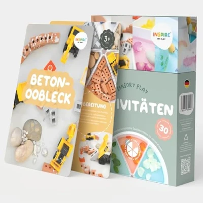 Abbildung von Inspire My PLAY 30 x sensorische Spiel Aktivitätskarten Inspiration für kreative Spielaktivitäten Karten das Lernen von Kleinkindern