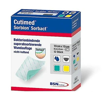 Abbildung von Cutimed Sorbion Sorbact Wundauflage 20x30 cm