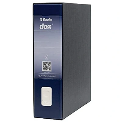 Abbildung von Rexel Dox Aktenordner (DIN A4 Inhalt) 6 Stück weiß Blau