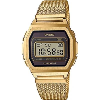 Abbildung von Casio Premium Unisex Digitaluhr, Größe: One Size, Gold coloured
