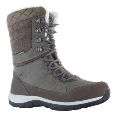 Abbildung von HI TEC RIVA WP Snowboot/Winterstiefel, Damen, Größe: 37, Beige Lederimitat/textil