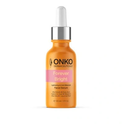 Abbildung von ONKO DERMA&#039;CEUTICALS Forever Bright Skincare, Vitamin C, Aloe vera, Hyaluron Serum, Alpha arbutin, Gesichtspflege, Augenringe Entfernen, Dark Spot Correcting Glow Vegan, 30 ml