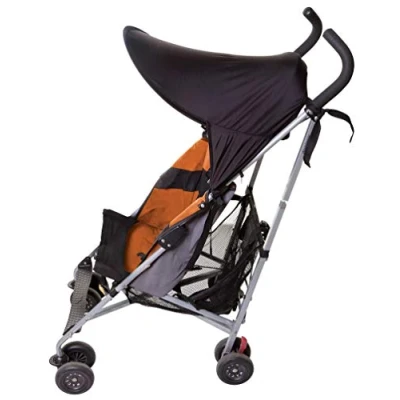 Abbildung von Dreambaby F285 Extenda Shade® Kinderwagen Sonnenschutz Sonnenverdeck Sonnendach universal mittelgroß mit Seitenschutz, schwarz