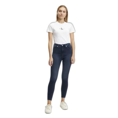 Abbildung von Calvin Klein Jeans Super Skinny Fit, Damen, Größe: 32, Denim dark