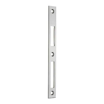 Abbildung von SO TECH® Schließblech für Türrahmen Innentür, Türschließblech, Flachschließblech B 9000 eckig Stulp: 216 x 24 3 mm