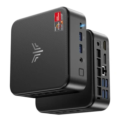 Abbildung von NiPoGi Mini PC 32GB DDR4 1TB SSD, AMD Ryzen 7 5700U(Bis zu 4.3 GHz,8C/16T) Micro Desktop Computer Für Büro/Heimkino/Meeting/Business/Trip【Wifi6/Bluetooth5,2/DP+HDMI/USB C】