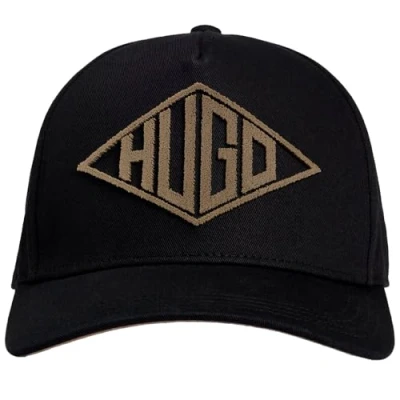 Abbildung von HUGO Marsel GEO Cap, Herren, Größe: One Size, Black